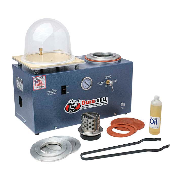 Dura-BULL® Tabletop Vacuum Investing and Casting Machine System