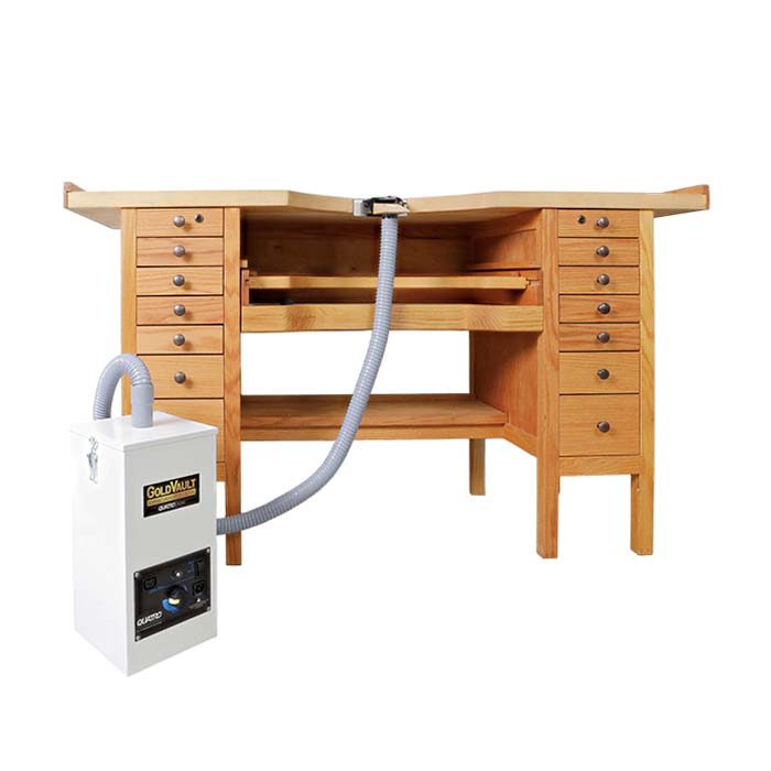 Quatro Gold Vault Extra-Compact Fume & Dust Collector, 150cfm