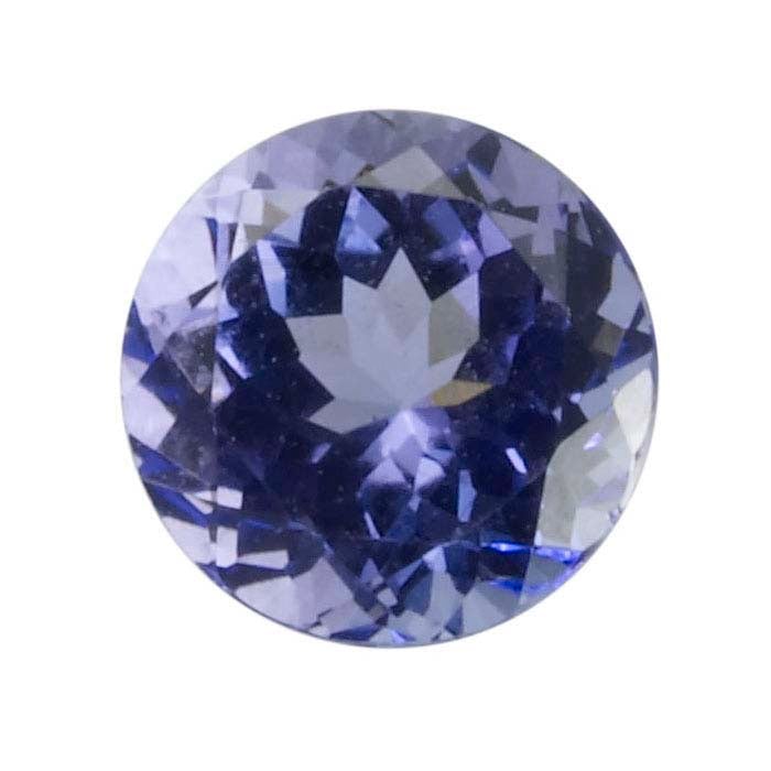 Tanzanite 5mm Round Faceted Gemstone, AA-Grade