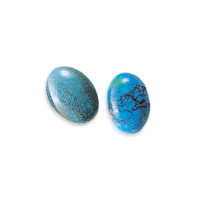 Chinese Turquoise 18 x 13mm Oval Cabochon