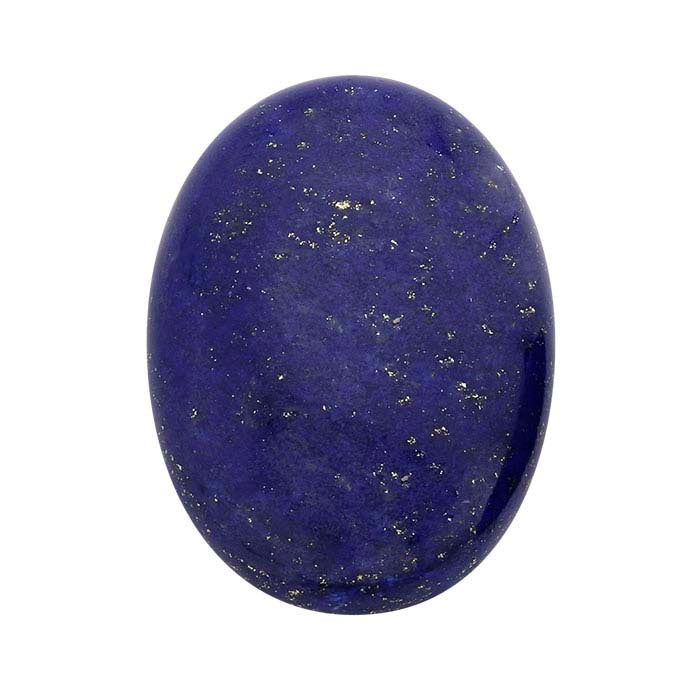 Lapis Lazuli 25 x 18mm Oval Cabochon, AA-Grade