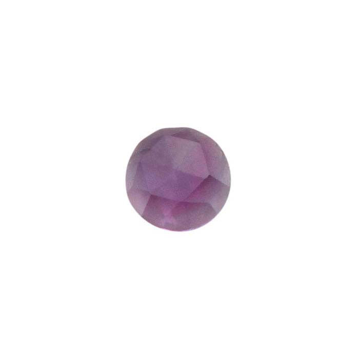 Amethyst 2mm Round Rose-Cut Cabochon