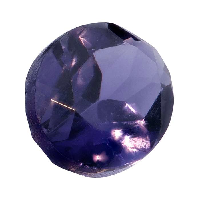 حجر كريم إهليلجي مقصوص 6 × 4 مم من Iolite، درجة AA