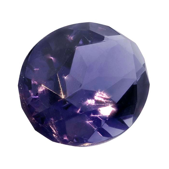 حجر كريم إهليلجي مقصوص 7 × 5 مم من Iolite، درجة AA