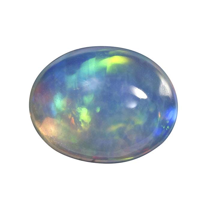 Ethiopian Opal 8 x 6mm Oval Cabochon
