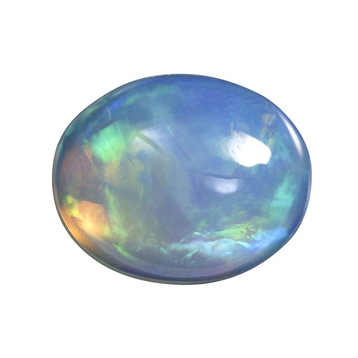 Ethiopian Opal 9 x 7mm Oval Cabochon