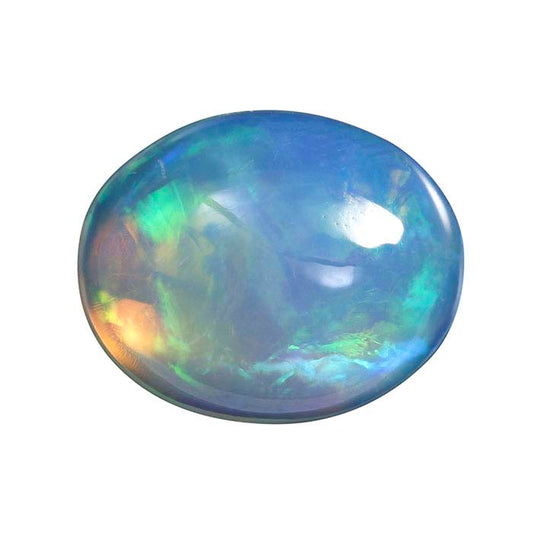 Ethiopian Opal 9 x 7mm Oval Cabochon