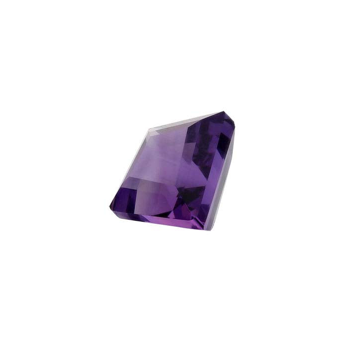 Amethyst 9 x 7mm Kite Faceted Gemstone, AAA-Grade