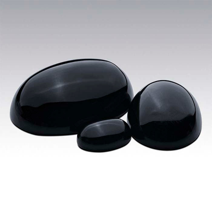 Black Onyx 25 x 18mm Oval High-Dome Cabochon