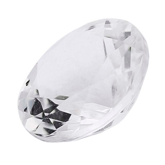 American Mined™ Arkansas Ice Quartz™ Round Faceted Gemstones, AAA-Grade