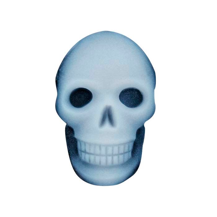 Camafeo de Calavera Ovalado de Ágata Negra 20 x 13mm