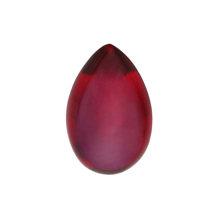 Lab-Grown Ruby 8 x 5mm Pear Cabochon
