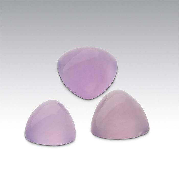American Mined™ Nevada Purple Chalcedony 5mm Trillion Cabochon