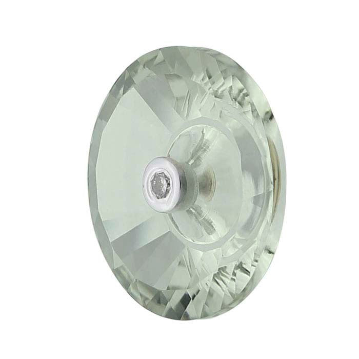 Lehrer TorusRing™ Ljusgrön Kvarts 10mm Rund Fasetterad Ädelsten