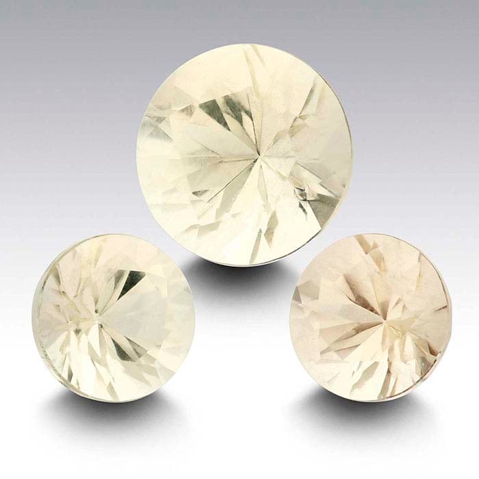 American Mined™ Oregon Champagne Sunstone™ 6mm Round Faceted Gemstone