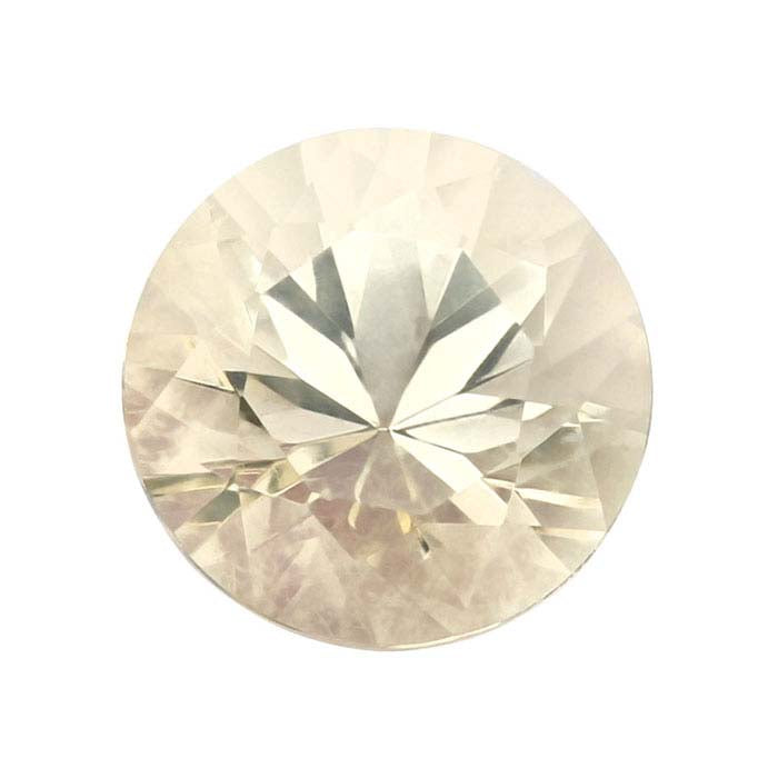 American Mined™ Oregon Champagne Sunstone™ 8mm Round Faceted Gemstone