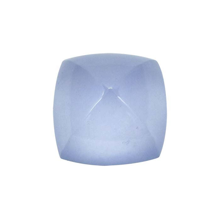 Blue Chalcedony 6mm Sugarloaf Cabochon