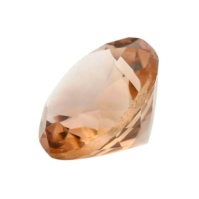 American Mined™ Oregon Schiller Sunstone™ 8mm Round Faceted Gemstone
