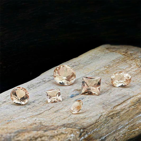American Mined™ Oregon Schiller Sunstone™ 4mm Princess Faceted Gemstone