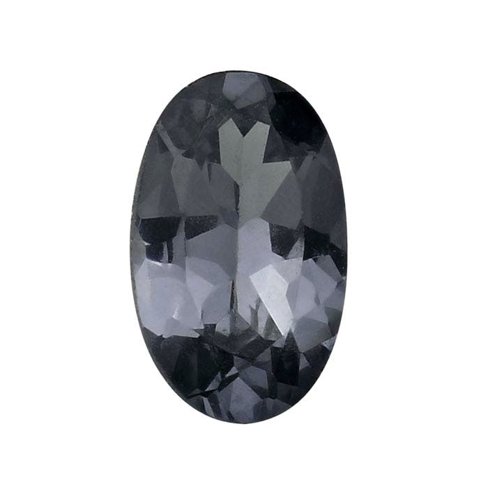 Espinela Gris Piedra Preciosa Ovalada Facetada 5 x 3mm