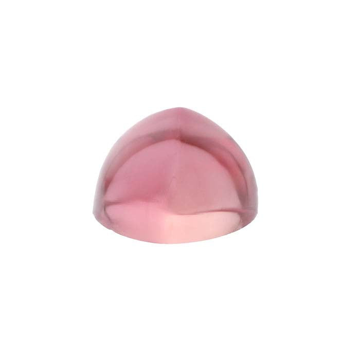 Cabochon a zucchero trilione rosa di tormalina 4mm