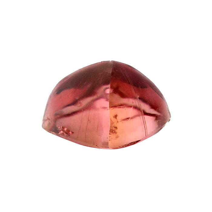 Cabochon a zucchero trilione rosa di tormalina 4mm
