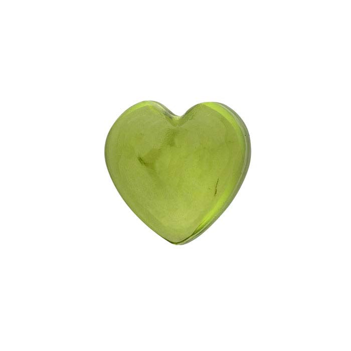 American Mined™ Arizona Peridot 7mm Herz Cabochon
