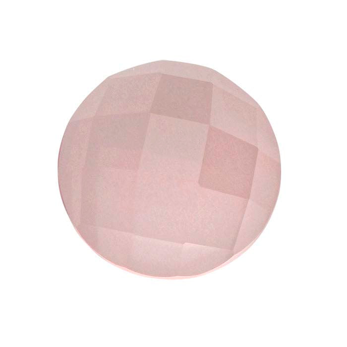 Quarzo Rosa Cabochon Rotondo 10mm Taglio Rosa