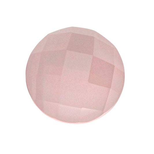 Rose Quartz 10mm Round Rose-Cut Cabochon