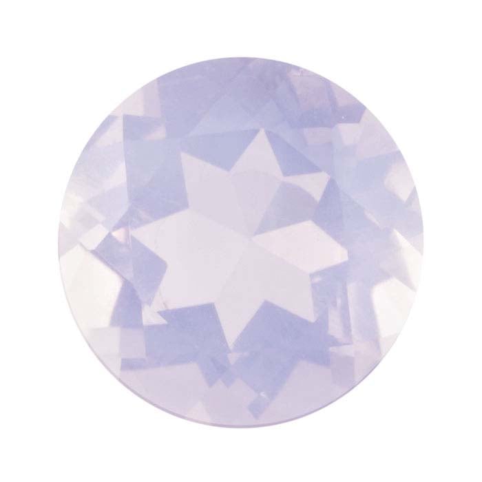 Lavender Moon Quartz Round Faceted Gemstone