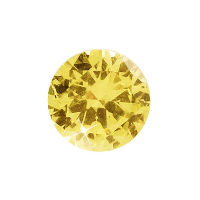 Yellow Sapphire 1.5mm Round Faceted Gemstone, AAA-Grade
