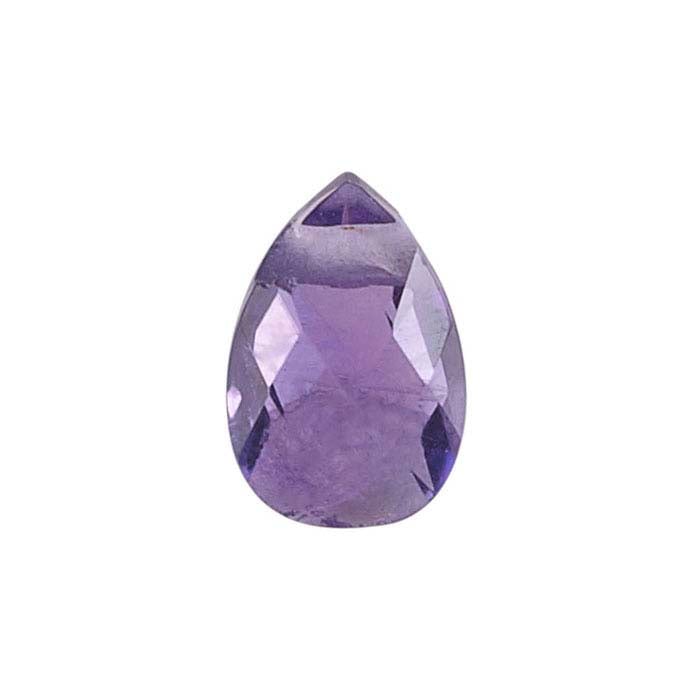 Amethyst 6 x 4mm Pear-Shaped Briolette Bead