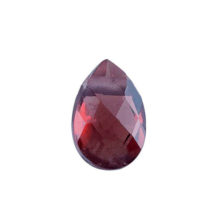 Garnet 6 x 4mm Pear-Shaped Briolette Bead