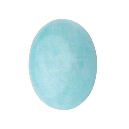 Amazonite 10 x 8mm Oval Cabochon, AA-Grade