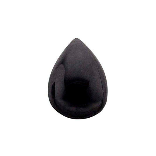 Black Onyx 10 x 7mm Pear Cabochon