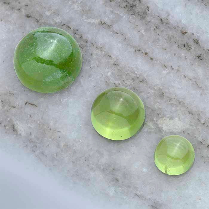 Vesuvianite 6mm Round Cabochon