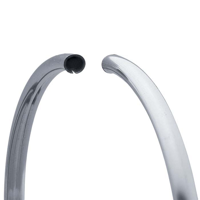 14K White Gold 2.7mm Oval Tubing, Hard
