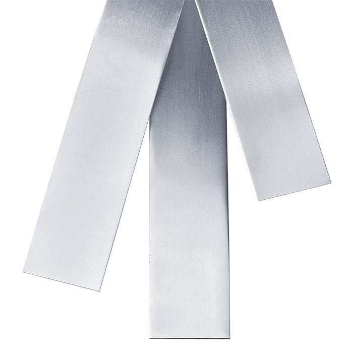 Sidabro 925 Juosta, 25,4 mm, 0,16 mm, itin minkšta