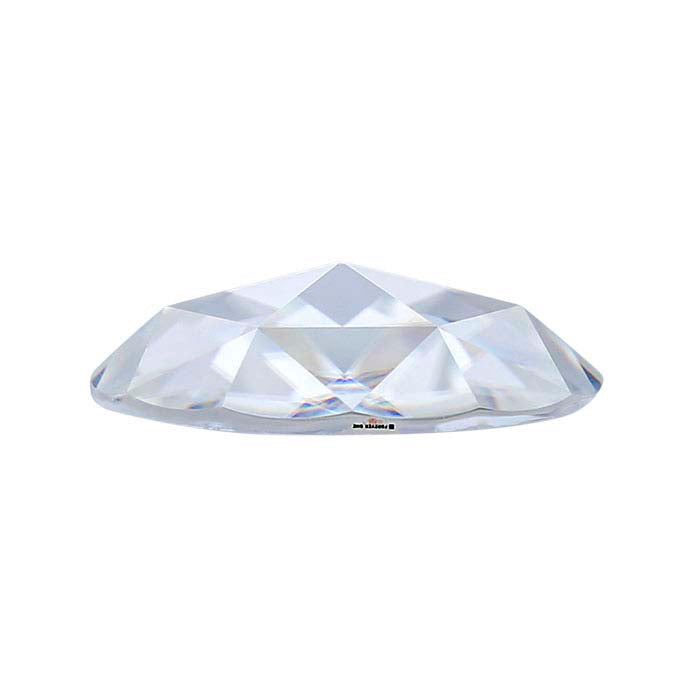 Charles & Colvard® Forever One™ Moissanite 7mm Rose-Cut Gemstone, Near-Colorless