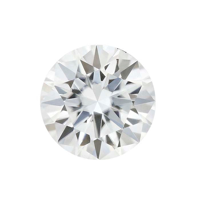 Charles & Colvard® Forever One™ Moissanite 5mm Hearts & Arrows Round Faceted Gemstone, Colorless