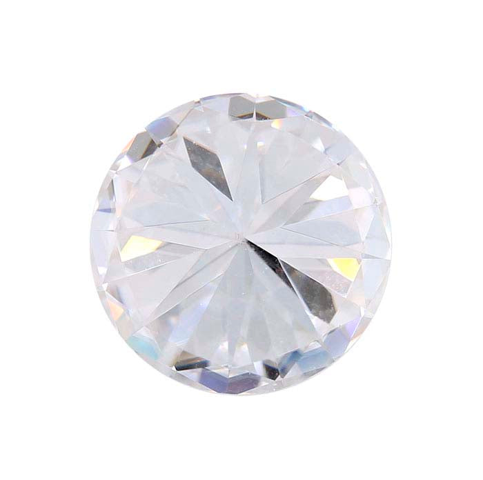 Charles & Colvard® Forever One™ Moissanite 5mm Hearts & Arrows Round Faceted Gemstone, Colorless