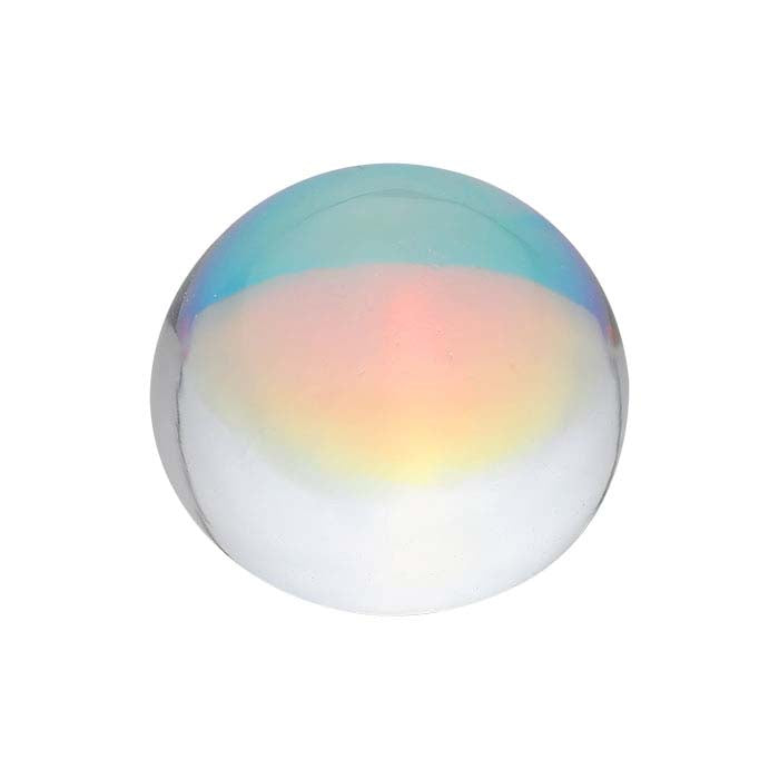 Azotic® Mercury Mist Topaz 6mm Round Cabochon