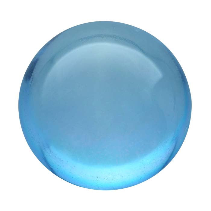 Azotic® Royal Indigo Topaz 10mm Okrągły Kaboszon
