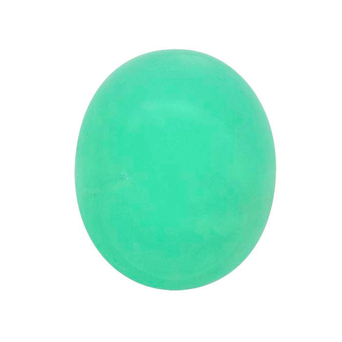 Chrysopras 12 x 10 mm Oval Cabochon