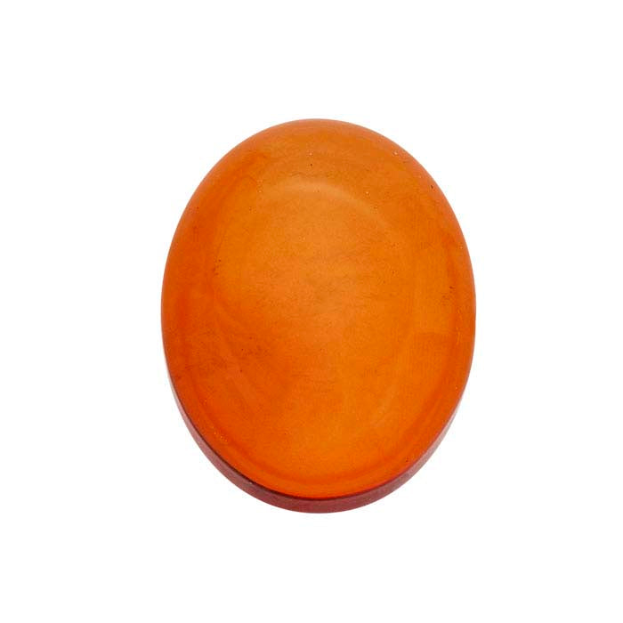 Amber 10 x 8mm Oval Cabochon