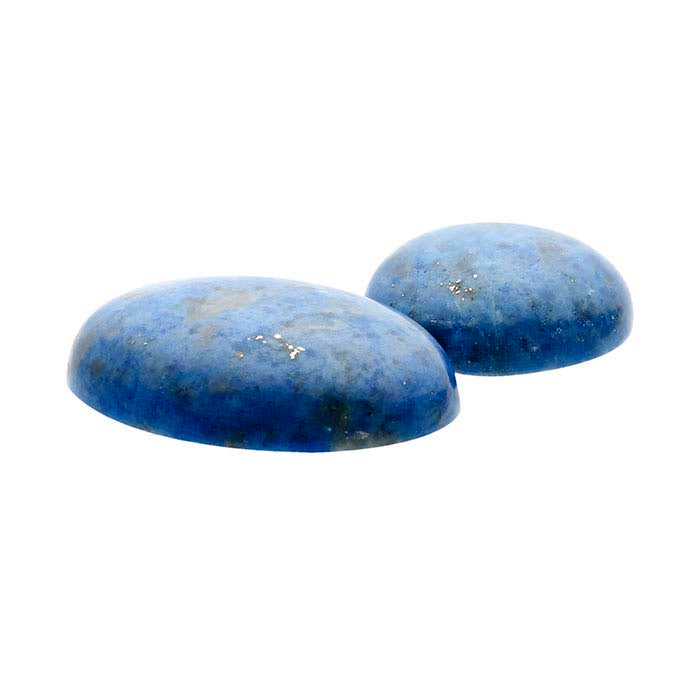 Denim Lapis 10 x 8mm Oval Cabochon