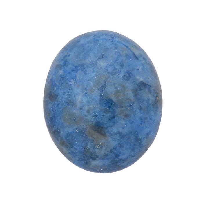 Denim Lapis 12 x 10mm Oval Cabochon