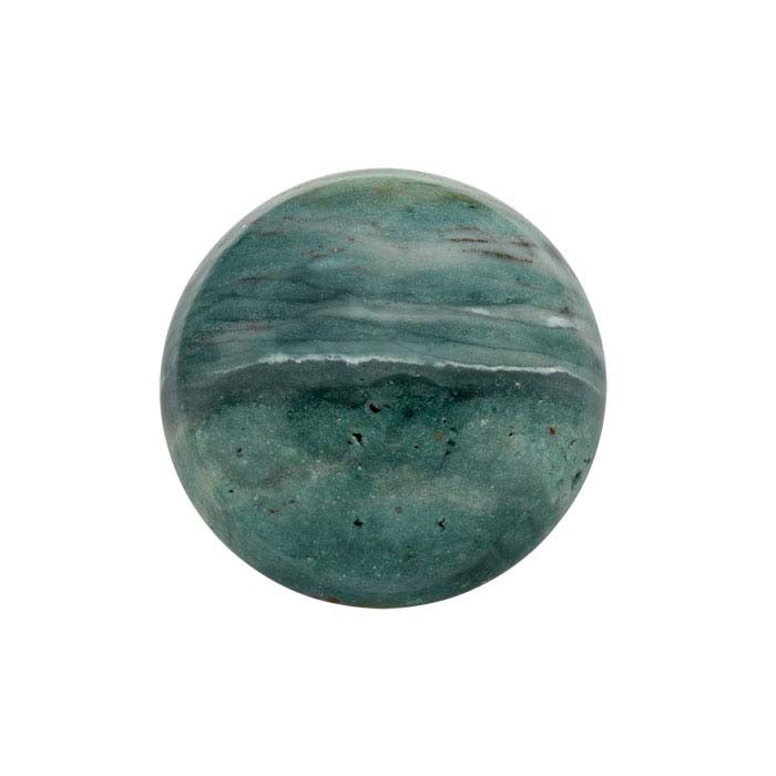 American Mined™ Oregon Gray Jasper 16mm Round Cabochon
