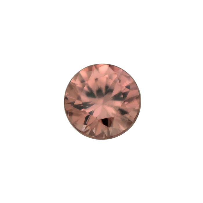 Imperial Rose Zircon 4mm Round Faceted Gemstone