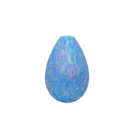 Kyocera Cornflower Blue Opal 12 x 8mm Drop